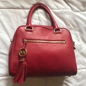Beautiful red Michael Kors bag